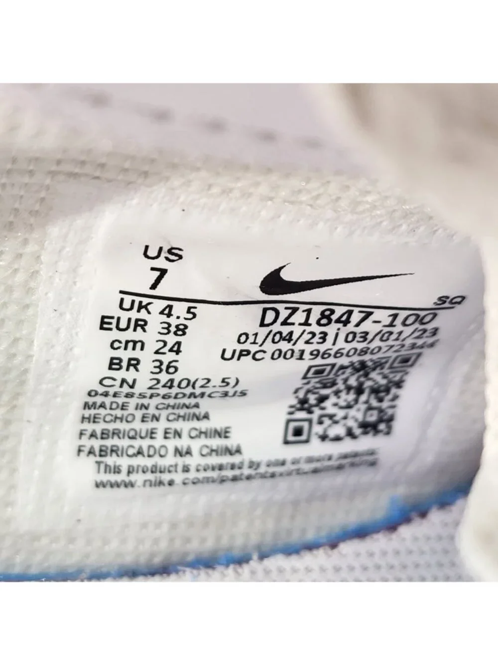 ⭐Nike Air Force 1 Shadow 7 Women's Retro Shoes Sneakers White Orange DZ1847-100 - Picture 13 of 14